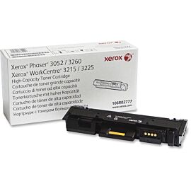 Xerox 106R02777 Black 3K High Yield Toner Cartridge for Phaser 3052/3260