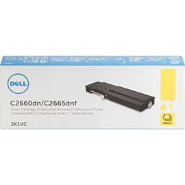 Dell 2K1VC 4000 Pages Yellow Toner for C266xdn/dnf Printer