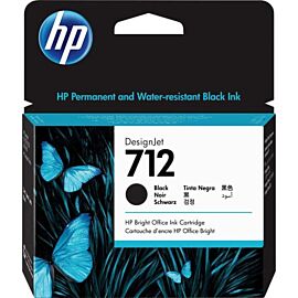 HP 3ED71A 712 Black, Inkjet, High Yield, 1 Pack Original Ink Cartridge