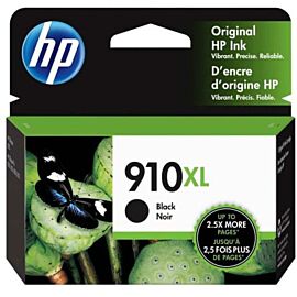 HP 3YL65AN#140 910XL Black, Inkjet, High Yield, 825 Pages, 1-Pack Original Ink Cartridge