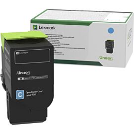 Lexmark 78C10C0 Unison Cyan, Laser, Standard Yield, 1400 Pages Original Toner Cartridge