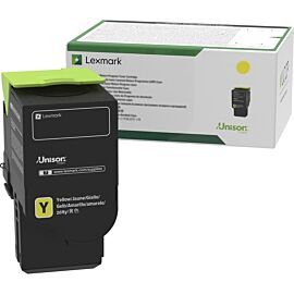Lexmark 78C10Y0 Unison Yellow, Laser, Standard Yield, 1400 Pages Original Toner Cartridge