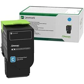 Lexmark 78C1XC0 Unison Cyan, Laser, Extra High Yield, 5000 Pages Original Toner Cartridge