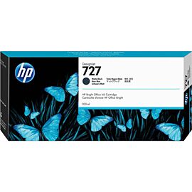 HP C1Q12A 727 (Matte Black) Ink Cartridge 300ml for DesignJet Printers