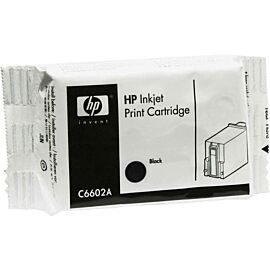 HP C6602A Ink Cartridge, Inkjet, High Yield, 7000000 Characters, Black, 1 Each