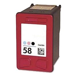 HP C6658A 58 Color Ink Cartridge Light Cyan, Light Magenta, Black Inkjet