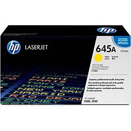 HP C9732A 645A Yellow Toner Cartridge for Color LaserJet 5500 / 5550 Series Printer