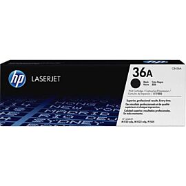 HP CB436A 36A Black Toner Cartridge for LaserJet P1505 Series Printer