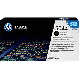 HP CE250A 504A Black Original Toner Cartridge for LaserJet Printer MFP CM3530 / CM3530fs