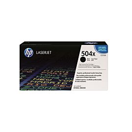 HP CE250X 504X High Yield Black LaserJet Toner Cartridge Black Laser 10500 Page