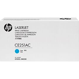 HP CE251AC Cyan Contract LaserJet Toner Cartridge