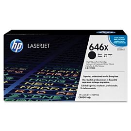 HP CE264X 646X High Yield Black LaserJet Toner Cartridge Black