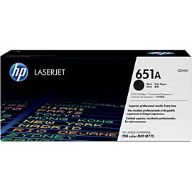 HP CE340A 651A Black Toner Cartridge for LaserJet Printer