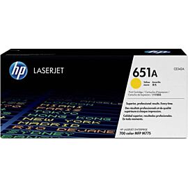 HP CE342A 651A Yellow Toner Cartridge for LaserJet Printer