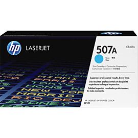 HP CE401A 507A Cyan Toner Cartridge for LaserJet Enterprise M551 Series Color Laser Printers