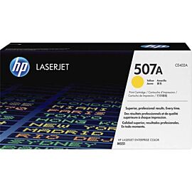 HP CE402A 507A Yellow Toner Cartridge for LaserJet Enterprise M551 Series Color Laser Printers
