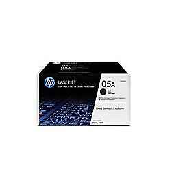 HP CE505D 05A 2-Pack Black Toner Cartridge