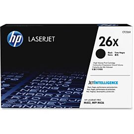 HP CF226X 26X High Yield Black Original LaserJet Toner Cartridge for LaserJet Pro M402d / M402dn