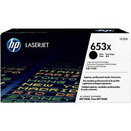 HP CF320XC 653X Black LaserJet Toner Cartridge