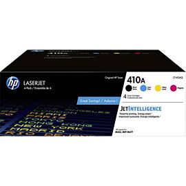 HP CF410AQ 410A Combo Pack Laser, 2300 Pages Black, 2300 Pages Cyan, 2300 Pages Magenta, 2300 Pages Yellow, Toner Cartridge