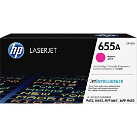 HP CF453A 655A 10500-Pages Magenta Laser Toner Cartridge for Color LaserJet Enterprise MFP M681f Printer
