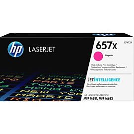 HP CF473X 657X High Yield Magenta Original LaserJet Toner Cartridge for Color LaserJet Enterprise Flow MFP M681z / M682z / M681dh