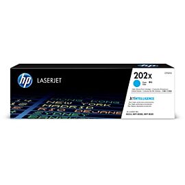 HP CF501X 202X High Yield Cyan Original LaserJet Toner Cartridge for Color LaserJet Pro M254dw / M254nw / MFP M280nw