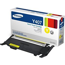 Samsung CLT-Y407S Y407 Toner Cartridge (Yellow) for CLP320n / CLP325 / CLX3180 / CLX3185