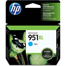 HP CN046AN#140 951XL Inkjet, Cyan, 1-Pack Original Ink Cartridge