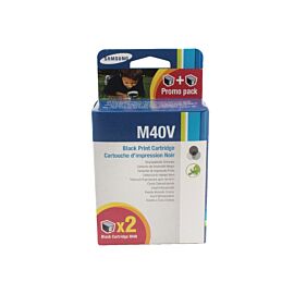 Samsung INK-M40V/ELS M40 Black Ink Cartridge 2-Pack