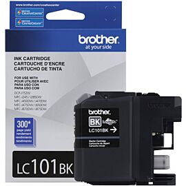 Brother LC101BK Innobella 1-Pack, Inkjet, 300 Pages Black, Standard Yield, Original Ink Cartridges