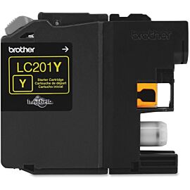 Brother LC201Y Innobella 1-Pack, Inkjet, 260 Pages Yellow, Standard Yield, Original Ink Cartridges