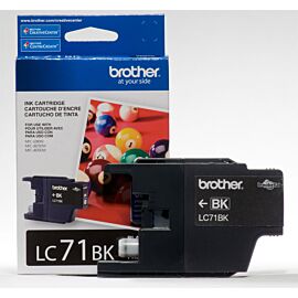 Brother LC71BK Innobella Inkjet, Standard Yield, 300 Pages Black, 1-Pack Ink Cartridge