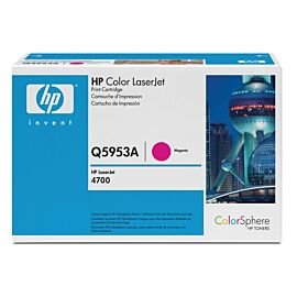 HP Q5953A 643A Magenta Toner Cartridge for Color LaserJet 4700 Series Printer