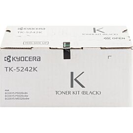 Kyocera TK-5242K Black, Laser, 4000 Pages, 1-Pack Original Toner Cartridge