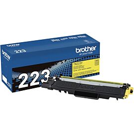 Brother TN223Y TN-223Y Standard Yield Yellow Laser, Standard Yield, 1300 Pages, 1-Pack Original Toner Cartridge