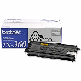 Brother TN360 Laser, 2600 Pages Black, 1-Pack Original Toner Cartridge