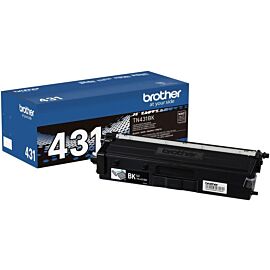 Brother TN431BK Black, Laser, Standard Yield, 3000 Pages, 1-Pack Original Toner Cartridge