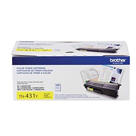 Brother TN431Y Yellow, Laser, Standard Yield, 1800 Pages, 1-Pack Original Toner Cartridge