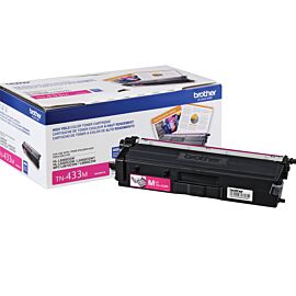Brother TN433M TN433 Magenta 4K High Yield Toner Cartridge
