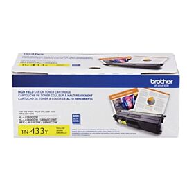 Brother TN433Y TN433 Yellow 4K High Yield Toner Cartridge