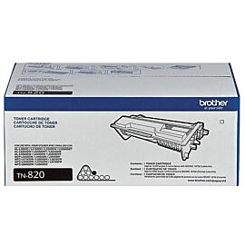 Brother TN820 Mono Laser Black Laser, Standard Yield, 3000 Pages Black, 1-Pack Original Toner Cartridge