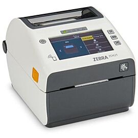 Zebra ZD6AH42-D01F00EZ ZD621 203 Dpi Bluetooth, USB, USB Host, Ethernet, Serial Port, Healthcare Color Touch LCD Direct Thermal Barcode Label Printer